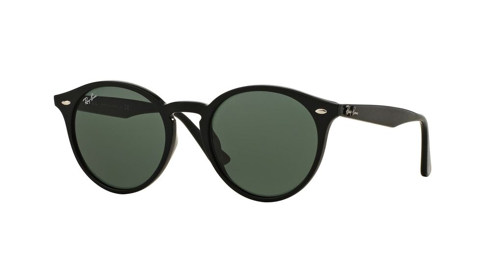 Ray-Ban RB2180F Progressive Prescription Sunglasses RB2180F-601-71-49 - Lens Diameter 49 mm, Frame Color Black