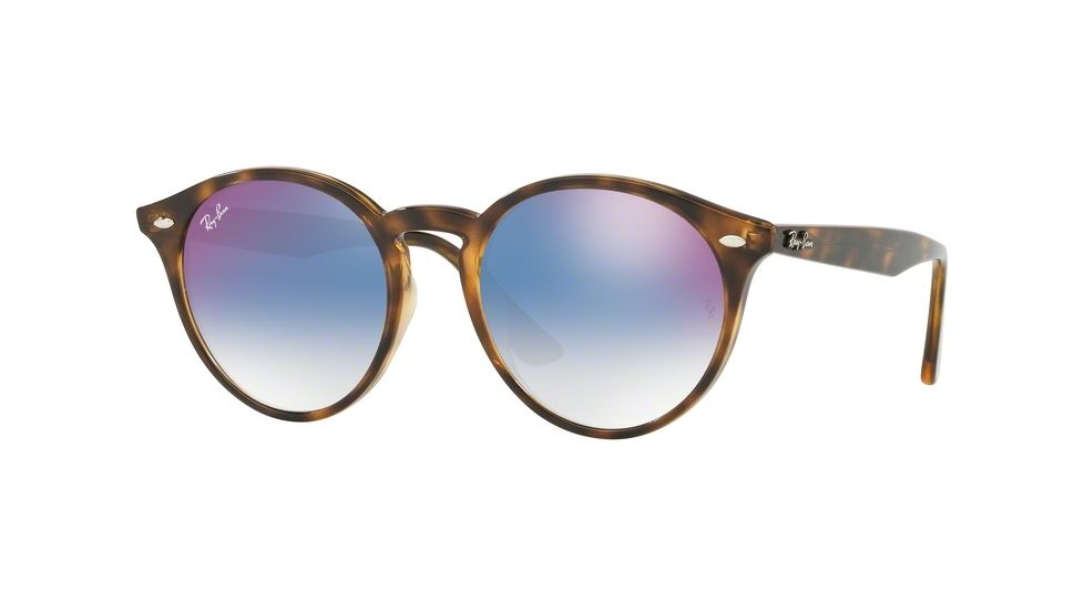 Ray-Ban RB2180F Progressive Prescription Sunglasses RB2180F-710-X0-49 - Lens Diameter 49 mm, Frame Color Havana