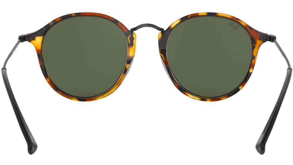 Ray-Ban RB2447 Sunglasses 1157-49 - Spotted Black Havana Frame, Green Lenses