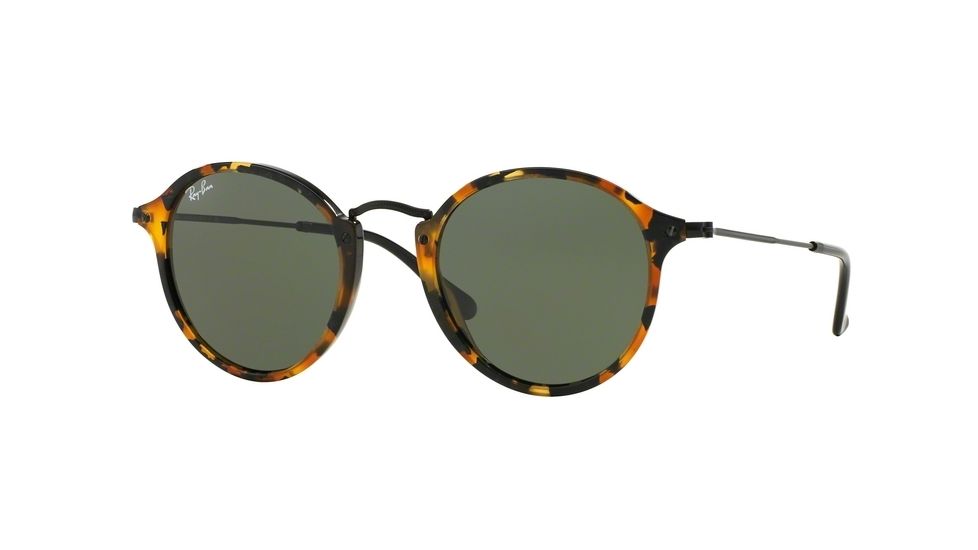 Ray-Ban RB2447 Single Vision Prescription Sunglasses RB2447-1157-49 - Lens Diameter 49 mm, Frame Color Spotted Black Havana