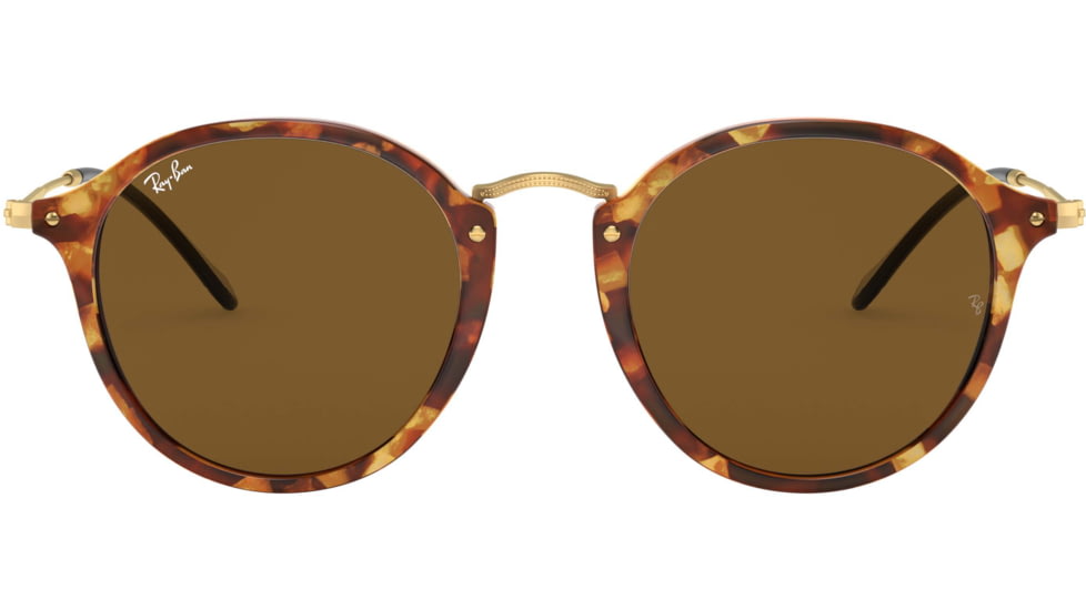Ray-Ban RB2447 Sunglasses 1160-49 - Spotted Brown Havana Frame, Brown Lenses