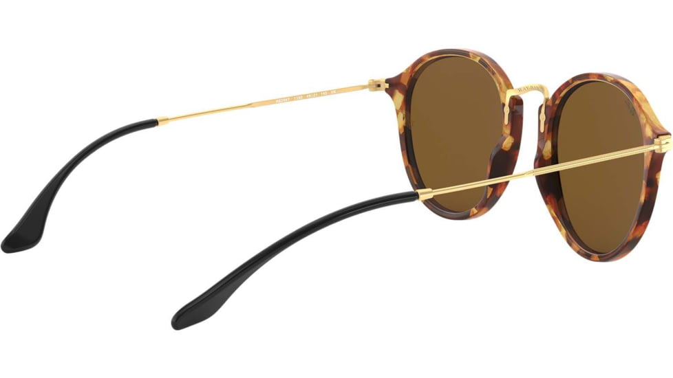 Ray-Ban RB2447 Sunglasses 1160-49 - Spotted Brown Havana Frame, Brown Lenses