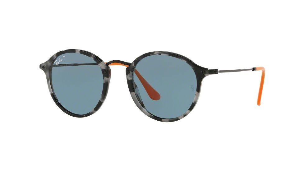 Ray-Ban RB2447 Single Vision Prescription Sunglasses, 49mm, Grey Havana, RB2447-124652-49-SV