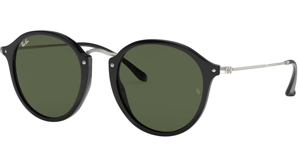 Ray-Ban RB2447 Sunglasses 901-49 - Black Frame, Green Lenses