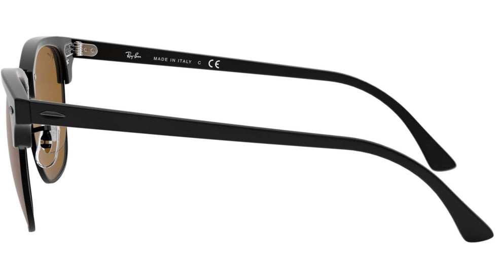 Ray-Ban RB3016 Clubmaster Sunglasses, Brown Lenses, RB3016 W3389-49