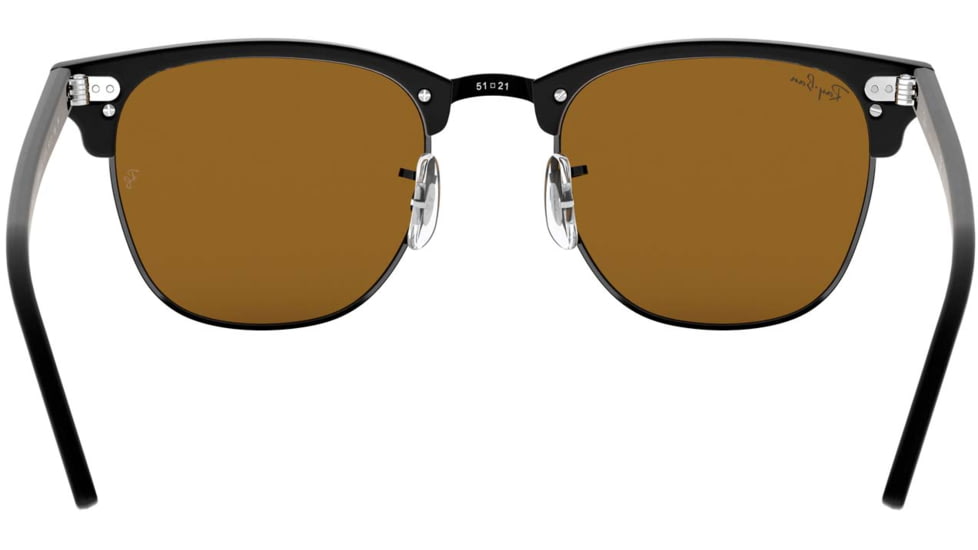 Ray-Ban RB3016 Clubmaster Sunglasses, Brown Lenses, RB3016 W3389-49