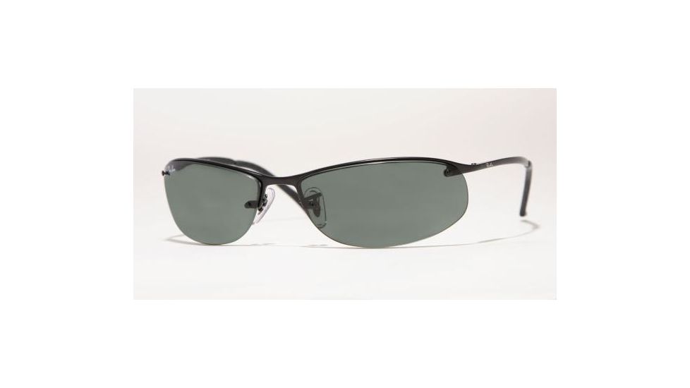 Ray Ban RB3179 #006/71 - Matte Black Frame, Green Lenses