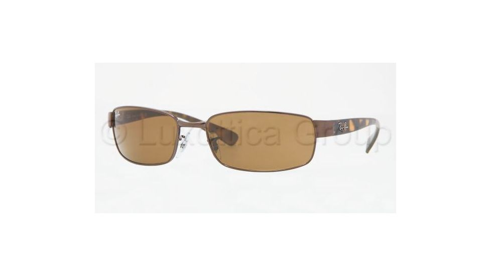 Ray-Ban RB3364 Sunglasses, 62mm, Brown Frame, Brown Lens 014-6217