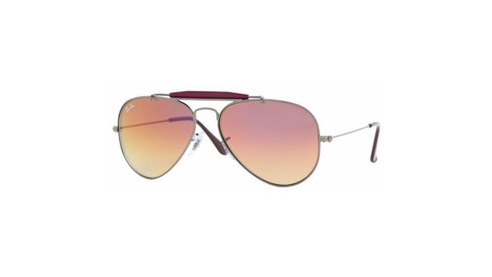 Ray-Ban RB3407 Progressive Sunglasses - Gunmetal Frame / 55 mm Prescription Lenses, 004-70-5514
