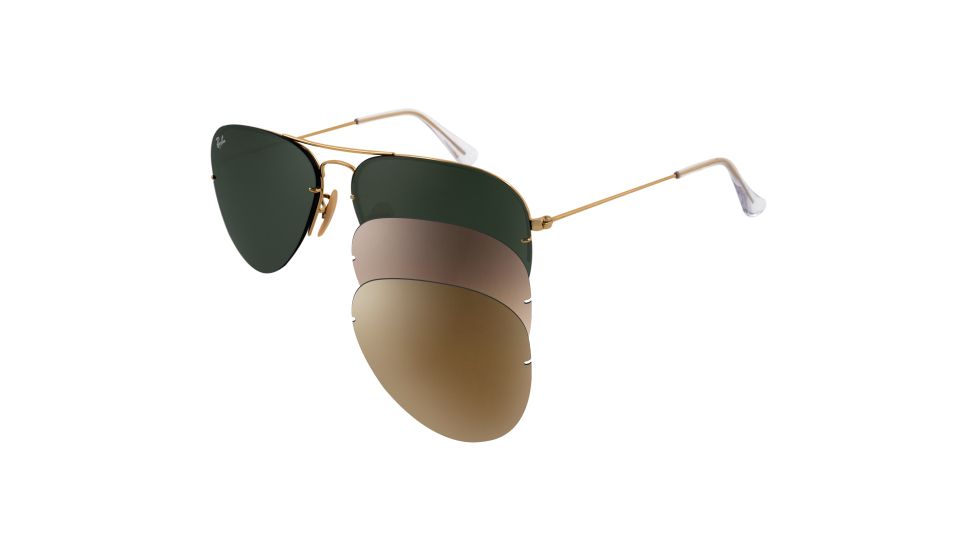 Ray-Ban RB3460 Sunglasses 001/71-5913 - Arista Green