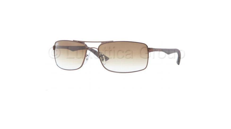 Ray-Ban RB3465 Single Vision Prescription Sunglasses RB3465-014-51-6116 - Lens Diameter: 61 mm, Frame Color: Brown