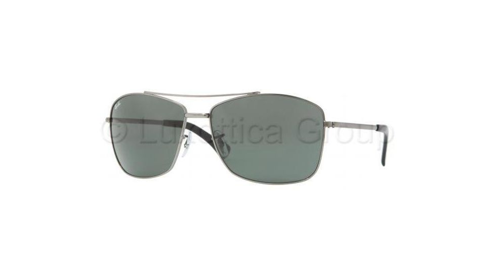 Ray-Ban RB3476 Sunglasses 004/71-6316 - Gunmetal Frame, Green Lenses