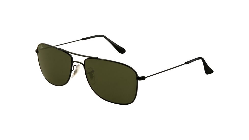 Ray-Ban RB3477 Sunglasses 002-5916 - Black Frame, Crystal Green Lenses
