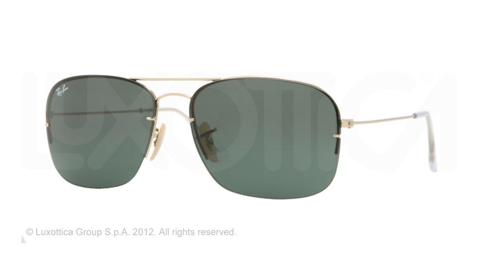 Ray-Ban RB3482 Sunglasses 001/71-5915 - Arista Frame, Green Lenses