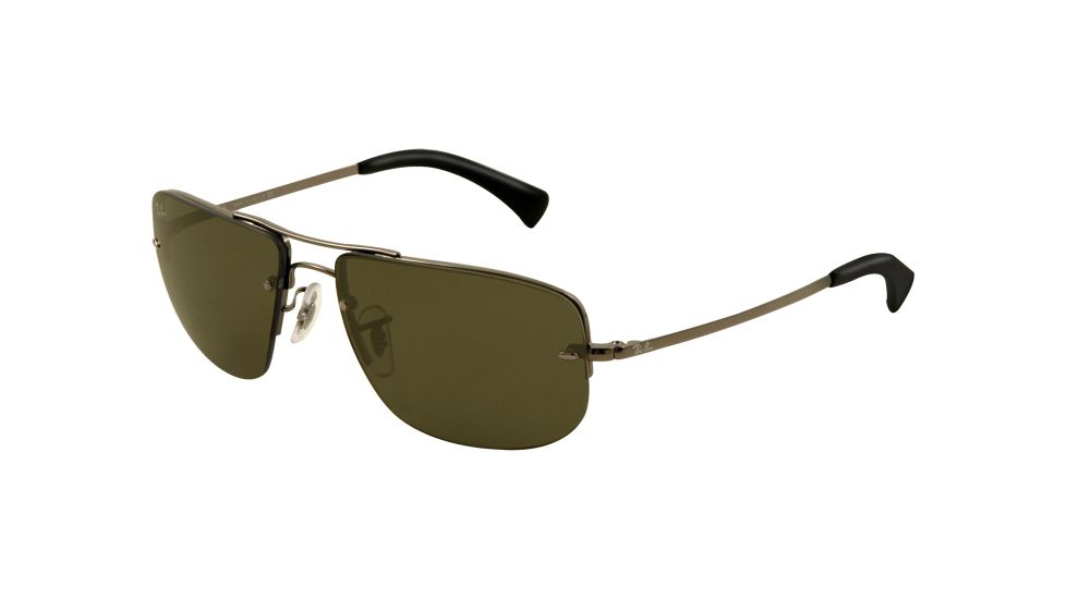 Ray-Ban RB3497 Sunglasses 004/71-5916 - Gunmetal Frame, Green Lenses