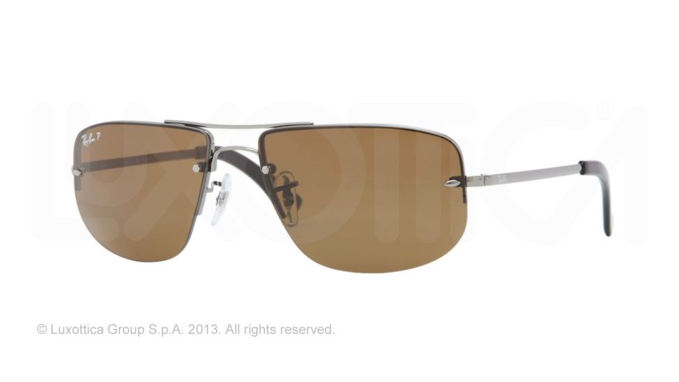 Ray-Ban RB3497 Progressive Prescription Sunglasses RB3497-004-83-59 - Lens Diameter 59 mm, Lens Diameter 59 mm, Frame Color Gunmetal