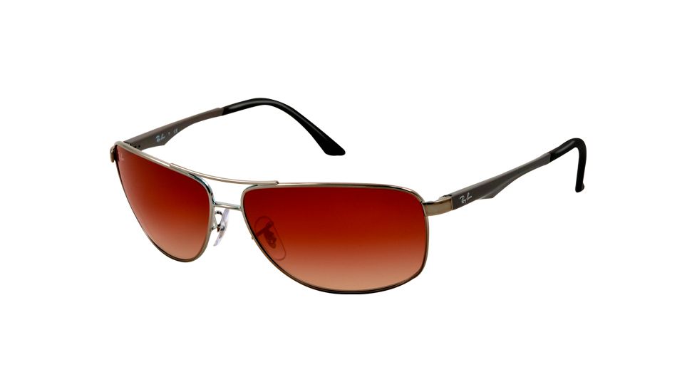 Ray-Ban RB3506 Single Vision Prescription Sunglasses RB3506-004-13-61 - Lens Diameter 61 mm, Frame Color Gunmetal
