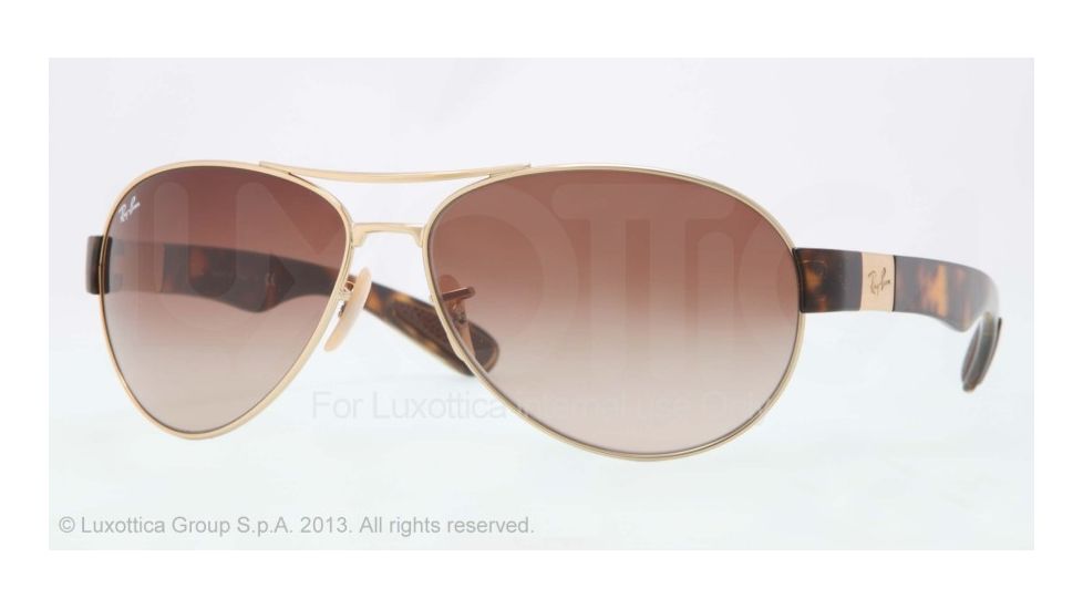 Ray-Ban RB3509 Single Vision Prescription Sunglasses RB3509-001-13-66 - Lens Diameter 66 mm, Frame Color Arista