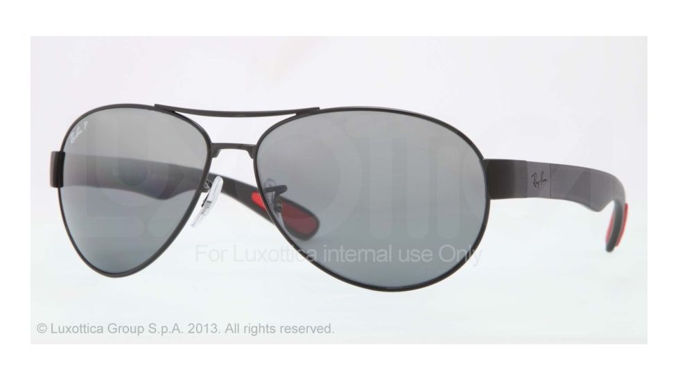 Ray-Ban RB3509 Single Vision Prescription Sunglasses RB3509-006-82-66 - Lens Diameter 66 mm, Frame Color Matte Black