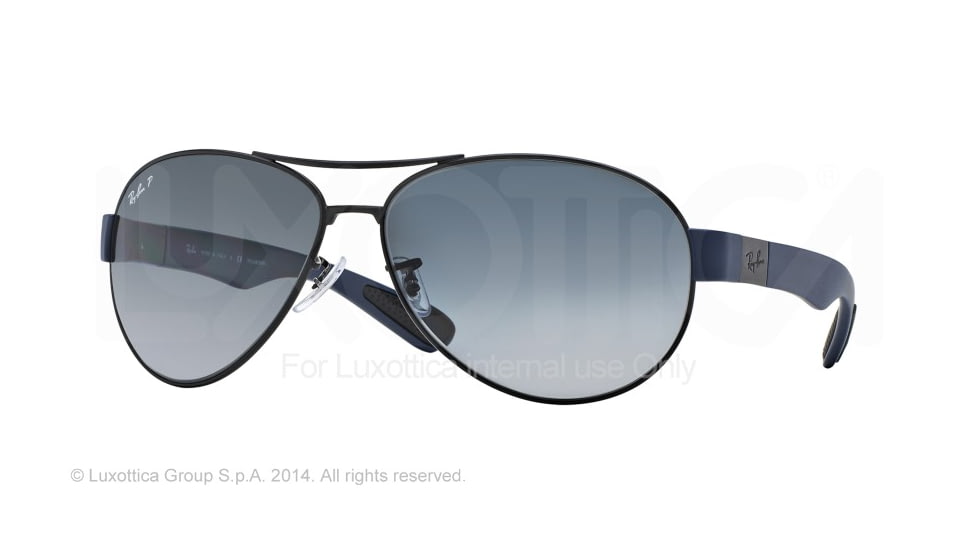 Ray-Ban RB3509 Single Vision Prescription Sunglasses RB3509-006-T3-63 - Lens Diameter 63 mm, Frame Color Matte Black