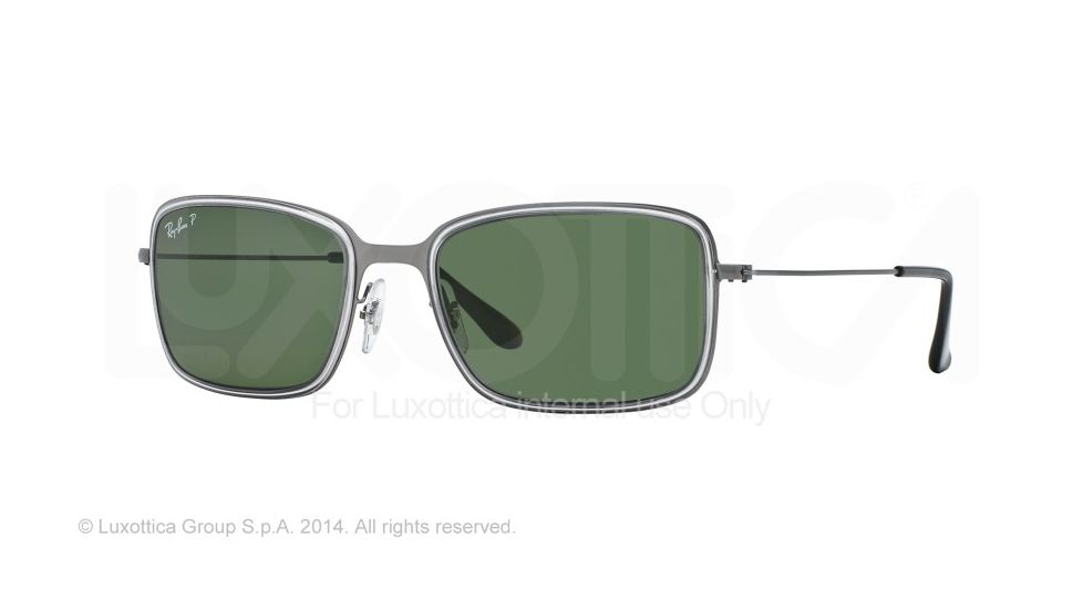 Ray-Ban RB3514M Single Vision Prescription Sunglasses RB3514M-147-9A-56 - Lens Diameter 56 mm, Frame Color Sannblast Gunmetal
