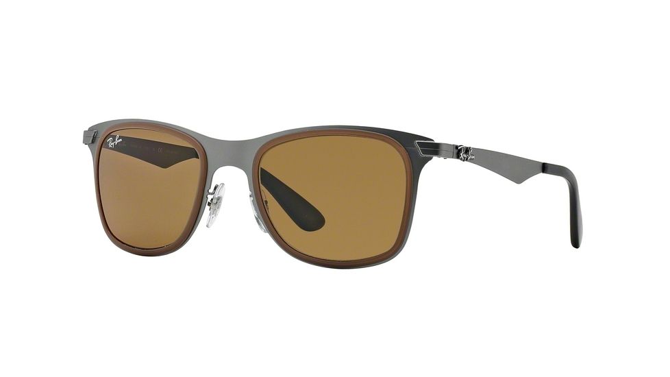 Ray-Ban RB3521M Progressive Prescription Sunglasses RB3521M-029-83-50 - Lens Diameter 50 mm, Frame Color Matte Gunmetal