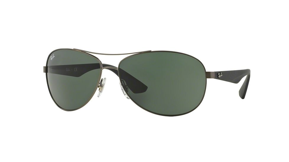 Ray-Ban RB3526 Sunglasses 029/71-63 - Matte Gunmetal Frame, Gray Green Lenses