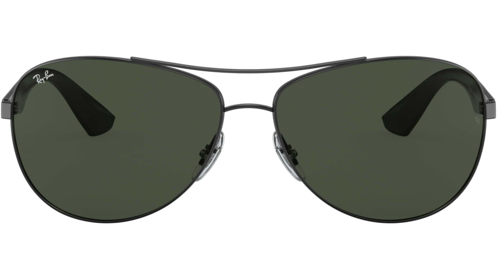 Ray-Ban RB3526 Sunglasses 006/71-63 - Matte Black Frame, Grey Green Lenses