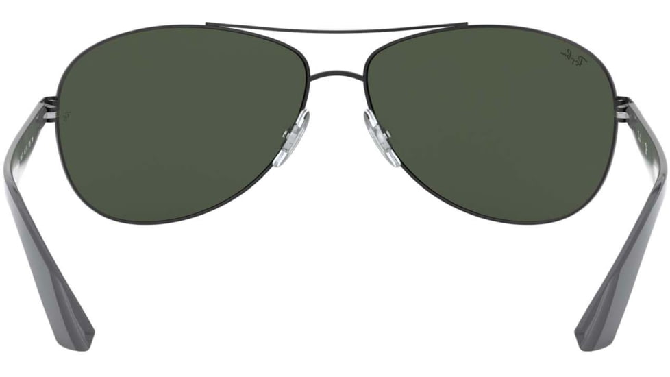 Ray-Ban RB3526 Sunglasses 006/71-63 - Matte Black Frame, Grey Green Lenses