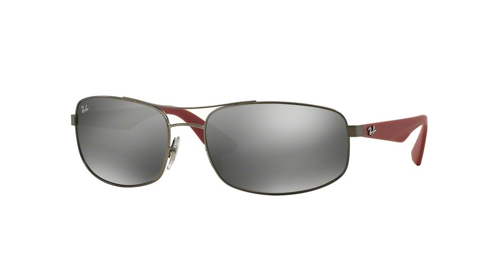 Ray-Ban RB3527 Progressive Prescription Sunglasses RB3527-029-6G-61 - Lens Diameter 61 mm, Frame Color Matte Gunmetal