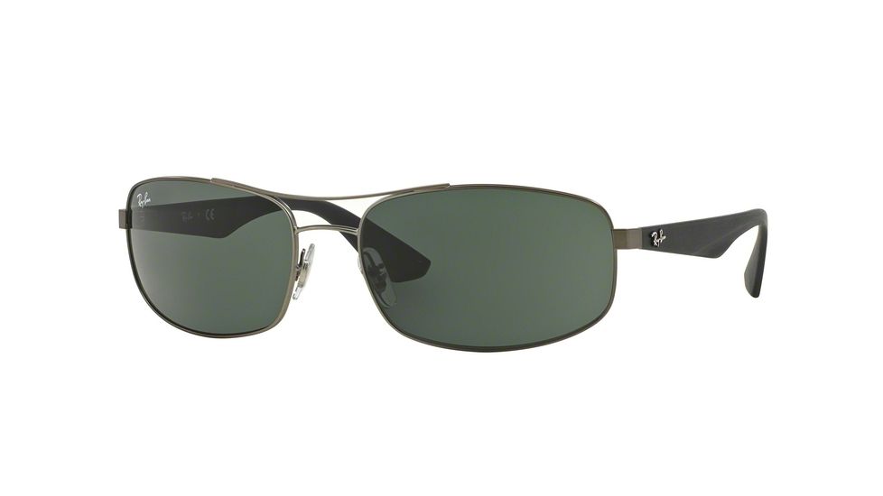 Ray-Ban RB3527 Progressive Prescription Sunglasses RB3527-029-71-61 - Lens Diameter 61 mm, Frame Color Matte Gunmetal