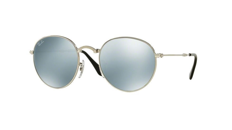 Ray-Ban RB3532 Single Vision Prescription Sunglasses RB3532-003-30-53 - Lens Diameter 53 mm, Frame Color Silver