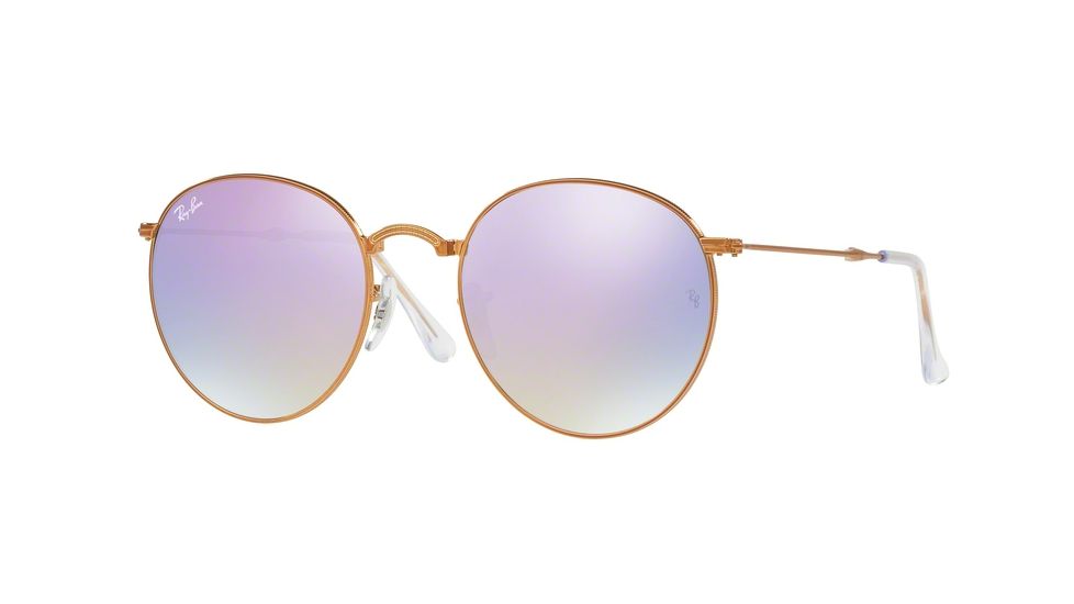 Ray-Ban RB3532 Single Vision Prescription Sunglasses RB3532-198-7X-53 - Lens Diameter 53 mm, Frame Color Shiny Bronze