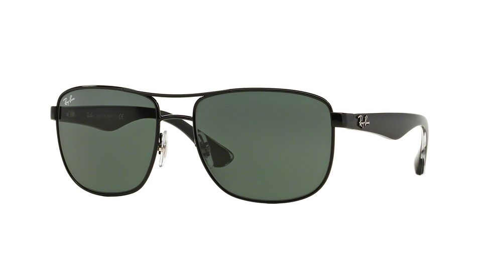Ray-Ban RB3533 Single Vision Prescription Sunglasses RB3533-002-71-57 - Lens Diameter 57 mm, Frame Color Black