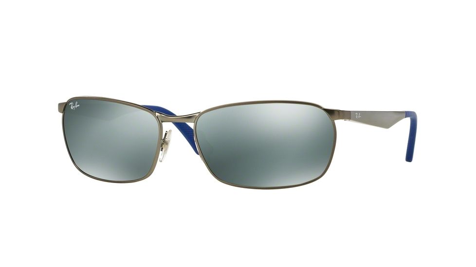 Ray-Ban RB3534 Single Vision Prescription Sunglasses RB3534-029-40-59 - Lens Diameter 59 mm, Frame Color Matte Gunmetal