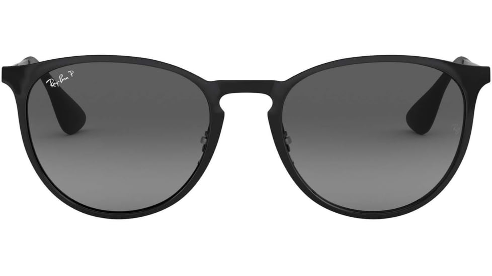Ray-Ban RB3539 Sunglasses 002/T3-54 - Shiny Black Frame, Light Grey Gradient Grey Polar Lenses