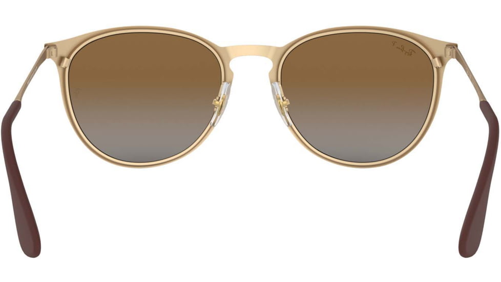 Ray-Ban RB3539 Sunglasses 112/T5-54 - Matte Gold Frame, Light Grey Grad Brown Polar Lenses