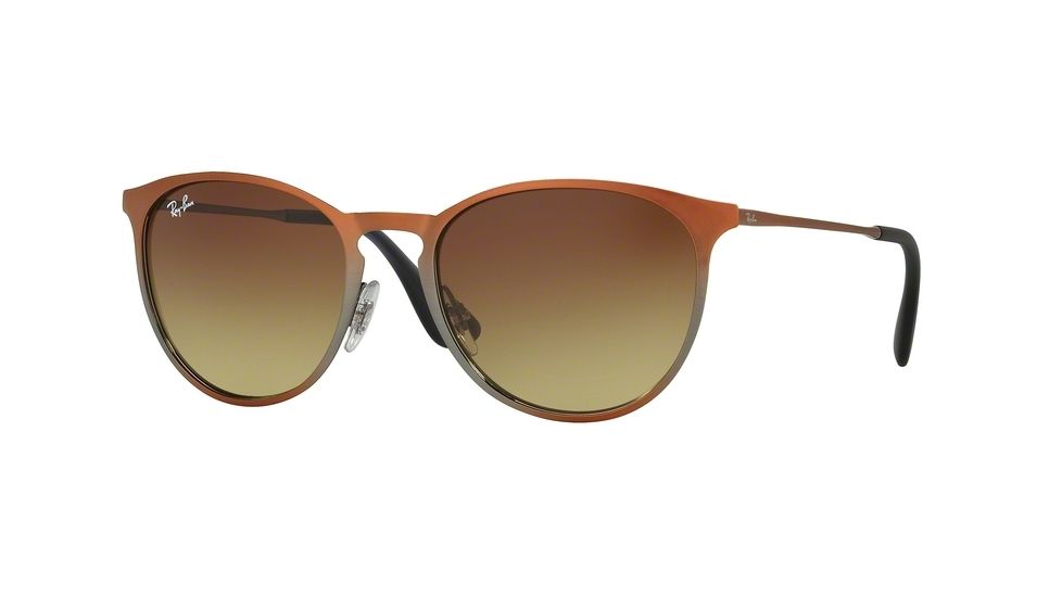 Ray-Ban RB3539 Sunglasses 193/13-54 - Shot Brown Metallic Frame, Light Brown Grad Brown Lenses