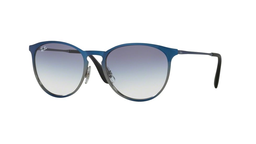 Ray-Ban RB3539 Sunglasses 194/19-54 - Shot Blue Metallic Frame, Clear Grad Light Blue Lenses