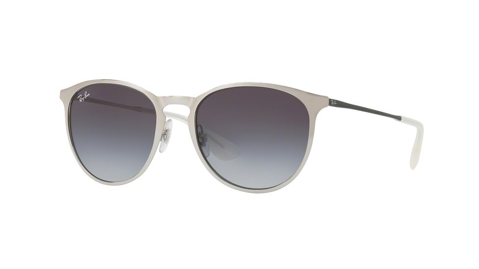 Ray-Ban RB3539 Sunglasses 90788G-54 - Brusched Silver Frame, Grey Gradient Dark Grey Lenses