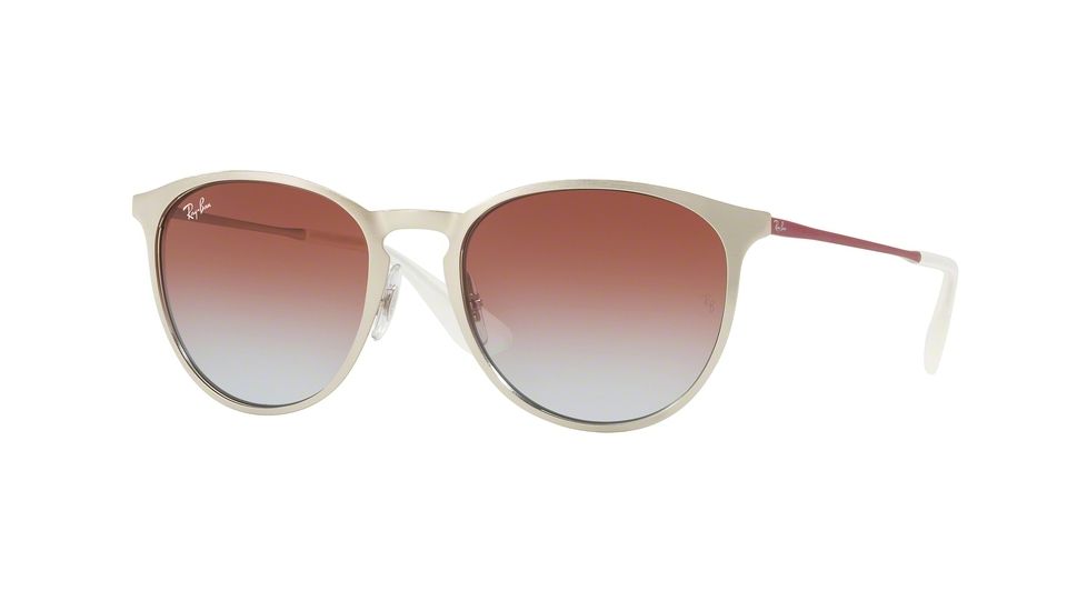 Ray-Ban RB3539 Sunglasses 9079I8-54 - Brusched Silver Frame, Light Blue Gradient Violet Lenses