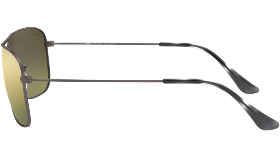 Ray-Ban RB3543 Sunglasses 029/6O-59 - Matte Gunmetal Frame, Green Mirror Gold Polar Lenses