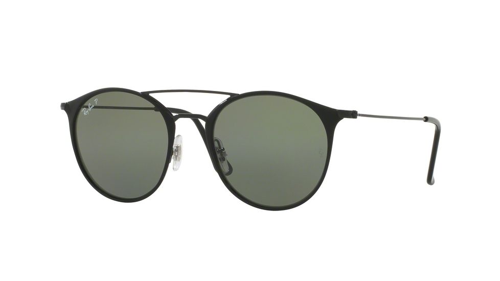Ray-Ban RB3546 Single Vision Prescription Sunglasses RB3546-186-9A-52 - Lens Diameter 52 mm, Frame Color Black Top Matte Black