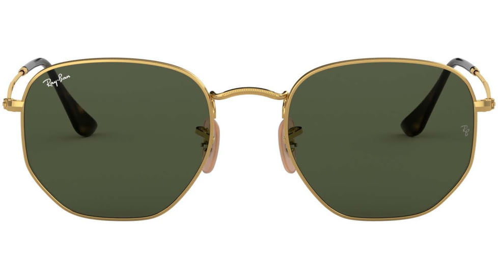 Ray-Ban RB3548N Sunglasses 001-48 - Gold Frame, Green Lenses