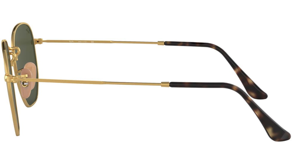 Ray-Ban RB3548N Sunglasses 001-51 - Gold Frame, Green Lenses