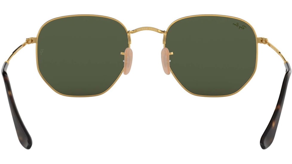 Ray-Ban RB3548N Sunglasses 001-51 - Gold Frame, Green Lenses