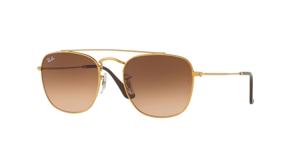 Ray-Ban RB3557 Progressive Prescription Sunglasses RB3557-9001A5-54 - Lens Diameter 54 mm, Frame Color Light Bronze