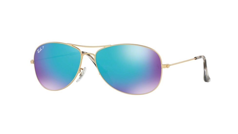 Ray-Ban RB3562 Bifocal Prescription Sunglasses RB3562-112-A1-59 - Lens Diameter 59 mm, Frame Color Matte Gold