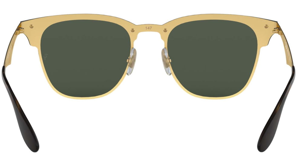 Ray-Ban RB3576N Sunglasses 043/71-47 - Brusched Gold Frame, Dark Green Lenses