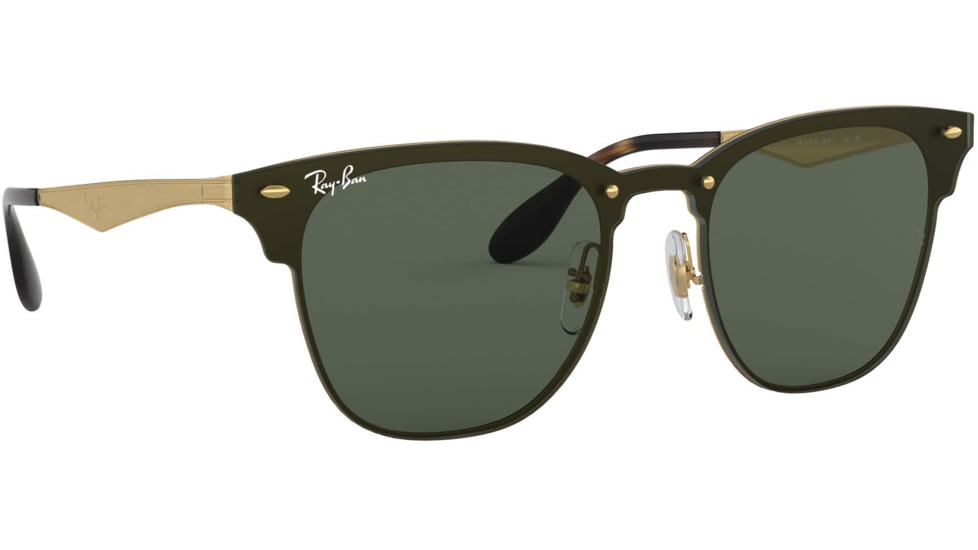 Ray-Ban RB3576N Sunglasses 043/71-47 - Brusched Gold Frame, Dark Green Lenses